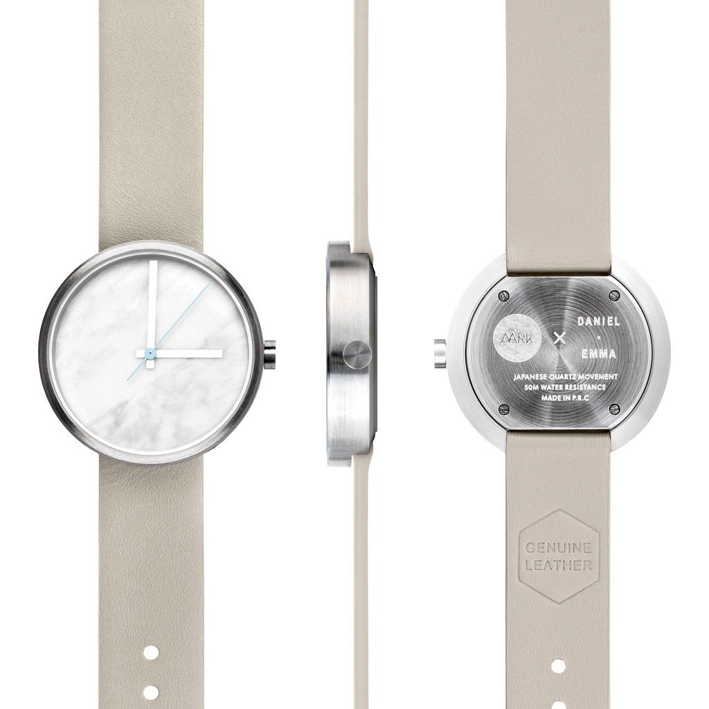 AARK Collective Daniel Emma Watch | Marble Carrara