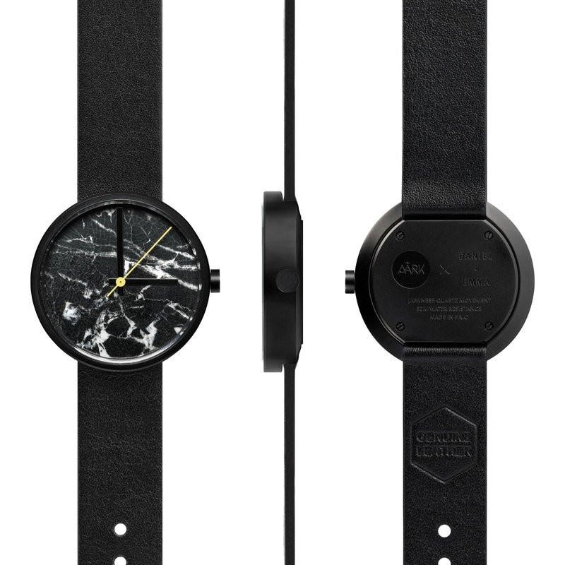 AARK Collective Marble Watch | Nero