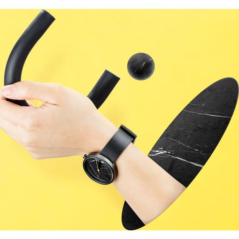 AARK Collective Marble Watch | Nero