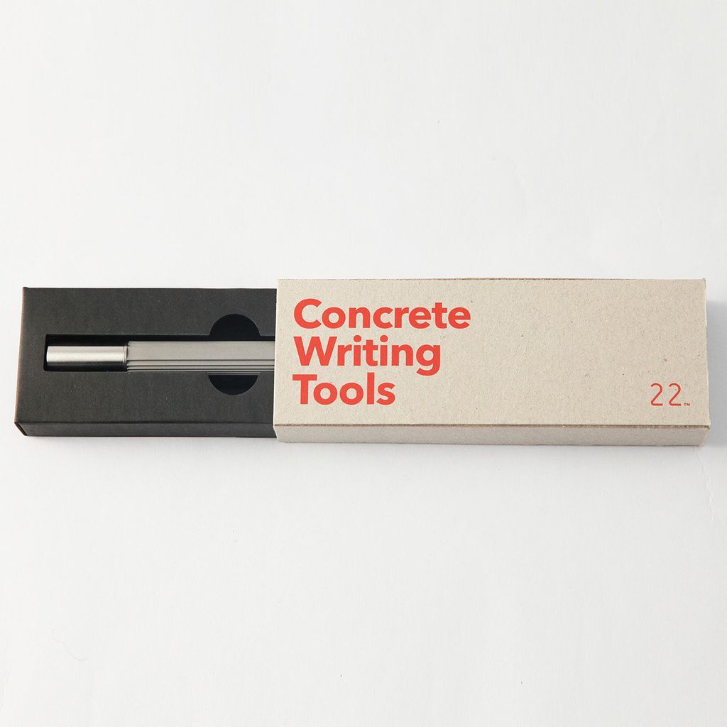 22 Design Studio Contour Rollerball Pen | Original Concrete 