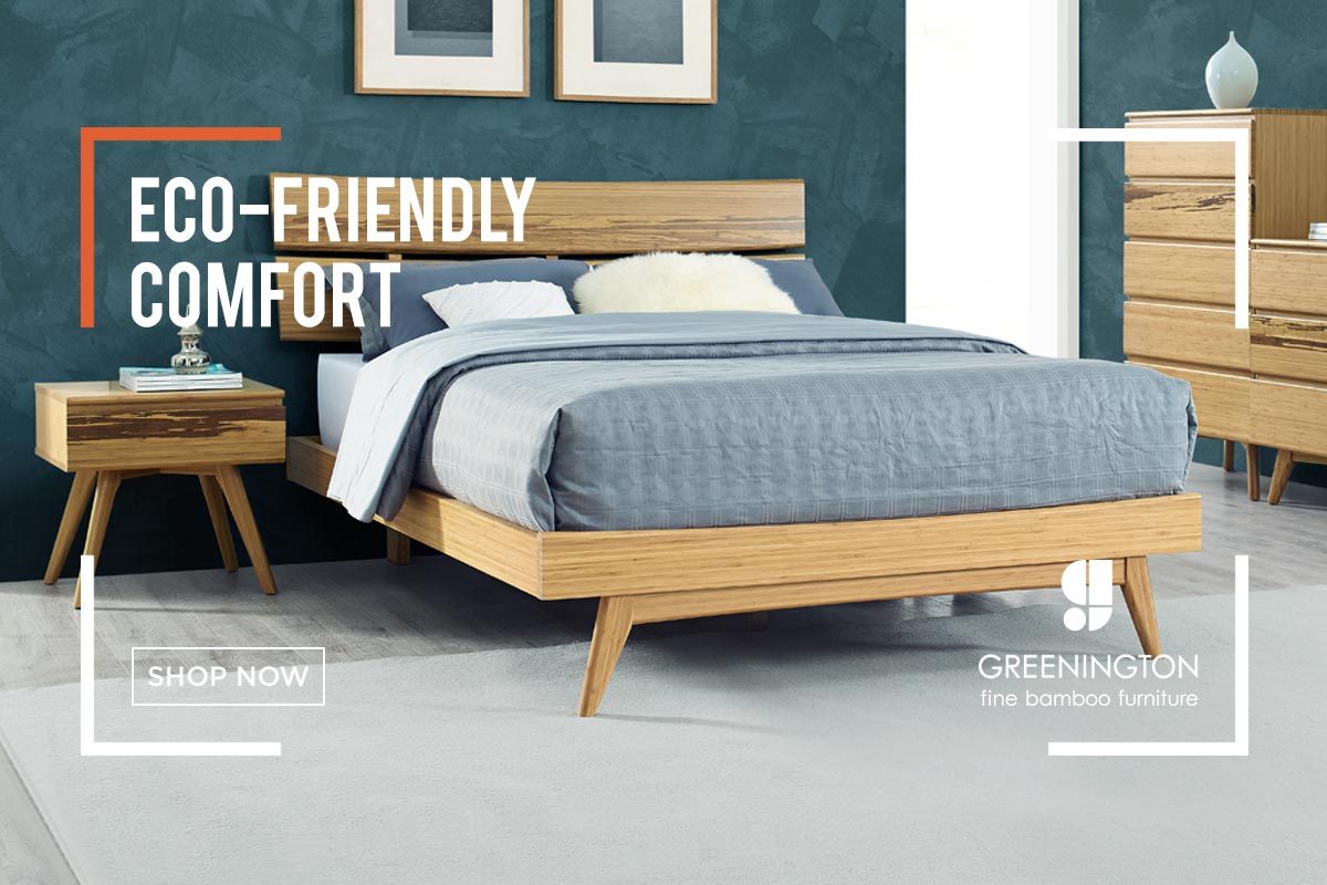 Sustainably made, 100% bamboo furniture from Greenington at Sportique.